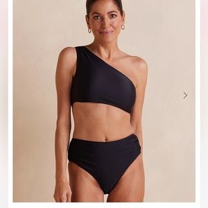 SUMMERSALT The Ruched Sidestroke Bikini bottom